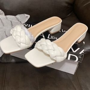 White Braided Kaylyn Sandal - Women